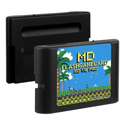 Everdrive V3 Pro Mega Drive - Compatível com Mega Drive e SEGA Genesis Acompanha SD Card