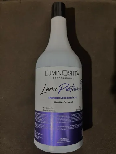 Shampoo Profissional Desamarelador Luminositta 1 litro  