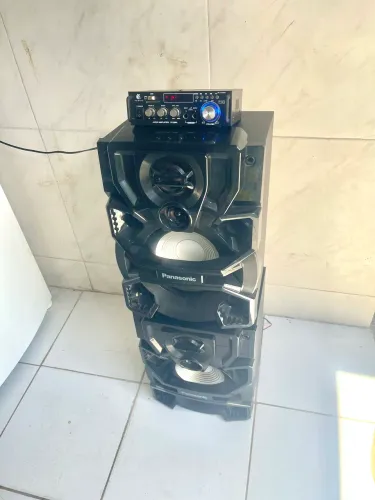 Caixa de som gradiente com amplificador Bluetooth 600w
