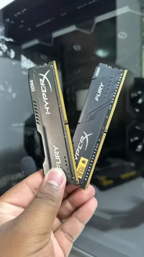 Memória RAM 32gb (2x16gb) 2666mhz Kingston HyperX Fury