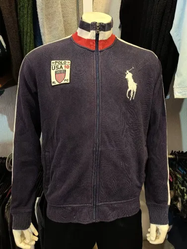 Jaqueta Agasalho Polo Ralph Lauren Team USA Masculino Azul - Tam G