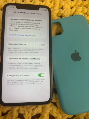 iPhone 11 64GB Branco - Completo e Funcionando 100%