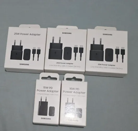 Carregador original samsung 25W e 15W