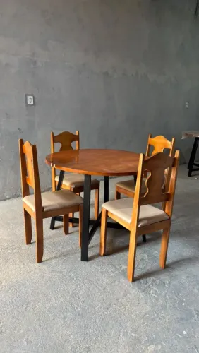 Mesas sala de jantar com 4 cadeiras
