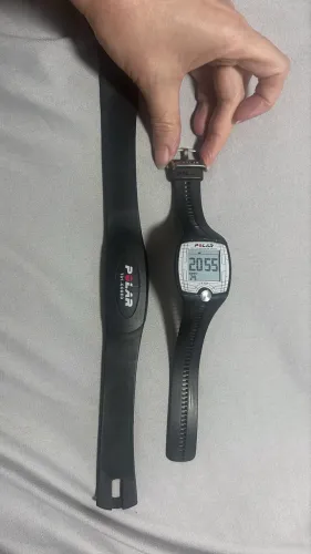 Relógio Monitor Cardíaco Polar FT2 + Cinta Peitoral T31 Coded