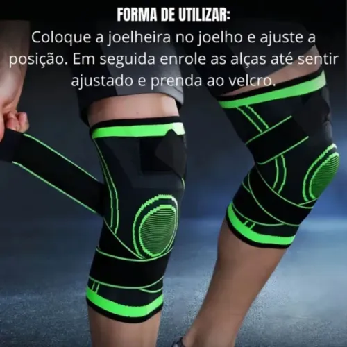 Joelheira de compressão academia corrida