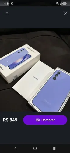 A54 roxo 256gb