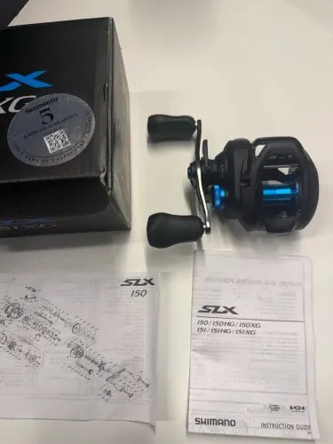Carretilha Shimano Slx 151 XG lado esquerdo