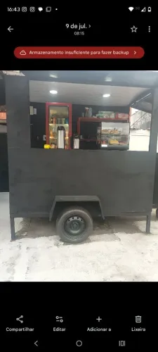 Trailer completo e máquina de fazer e modelar salgados