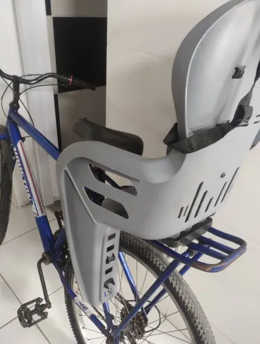 bicicleta aro 26 com cadeirinha de criança