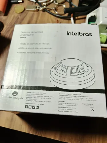 Detector de fumaça Intelbras 