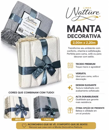 Manta Sofá Premium 