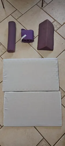 Kit Fisioterapia e Posicionamento - Cunha, Rolo, Colchonetes e Protetor Antiescaras