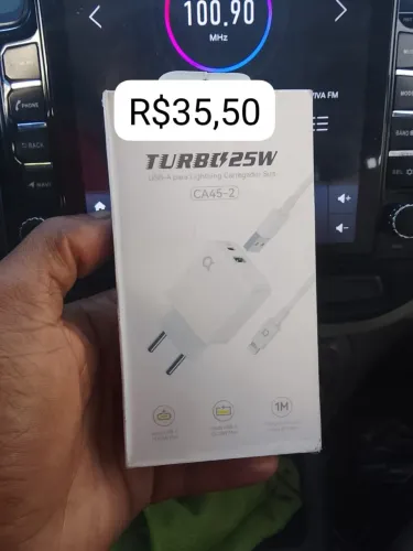 carregador Turbo para celular "carrega rapdo"