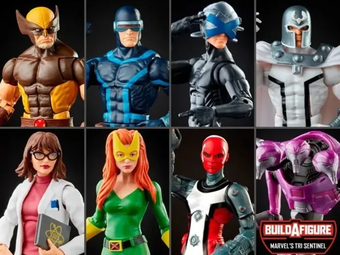 Marvel Legends Wave Tri Sentinel COMPLETA