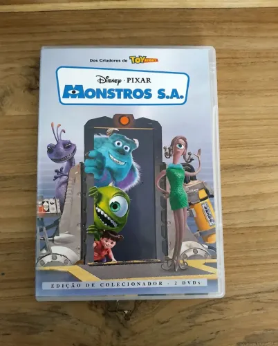 DVD Monstros S.A. Versão colecionador 2 Dvd's