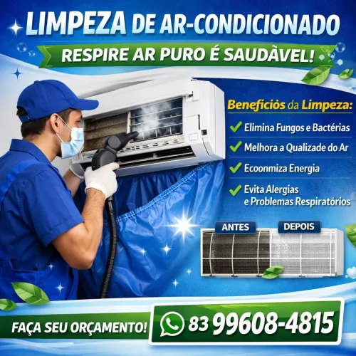 Limpeza de ar condicionado 