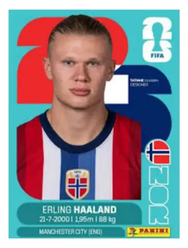 Figurinha Haaland copa 2026