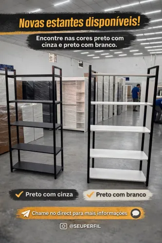Prateleira estilo Industrial MDF