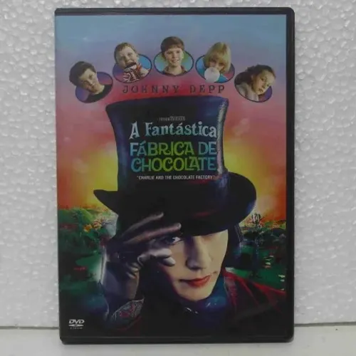 Dvd - A Fantástica Fábrica de Chocolate Johnny Depp