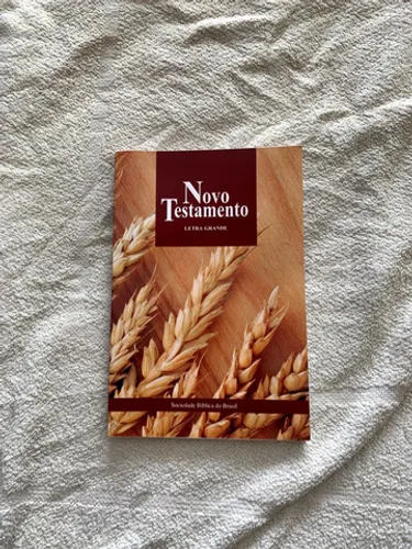 Novo Testamento Letra Grande - Capa Trigo