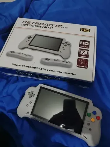 Super Nintendo Portátil Retroad 5 Plus (Semi Novo) Caixa + Controles e Fita