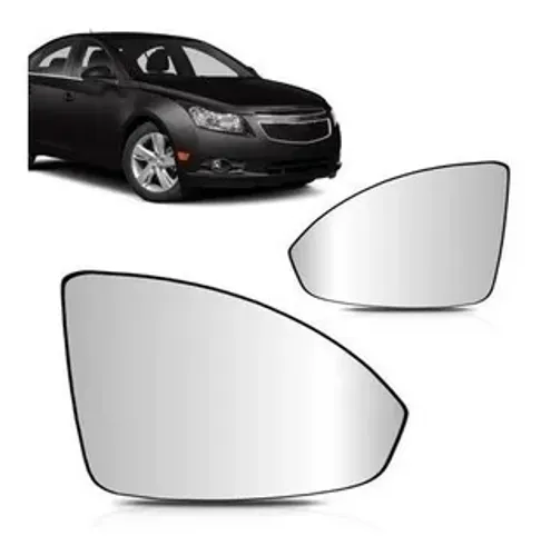 Lente Retrovisor Chevrolet Cruze 2017 - L Esquerdo - Lente C/ Placa - Metagal