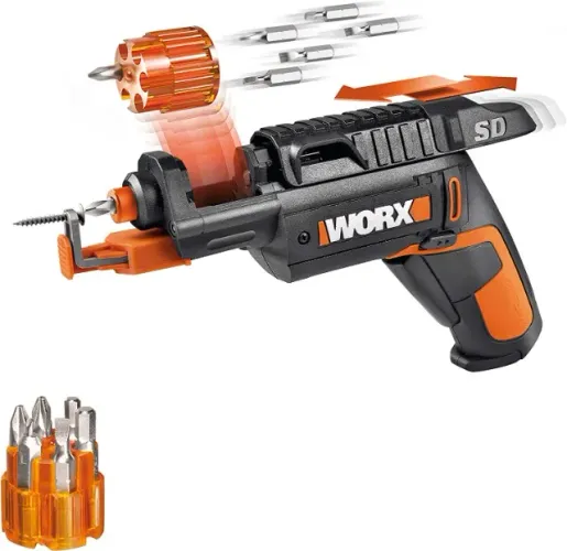 Parafusadeira a bateria 4V Max Li com suporte para parafusos Bivolt wx255
