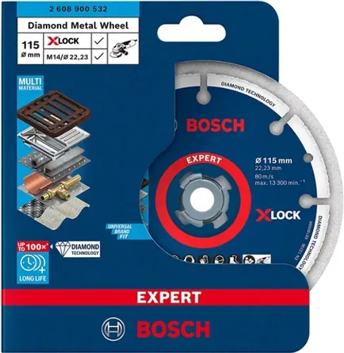 Bosch Disco Diamantado Para Metal X-Lock 115Mm