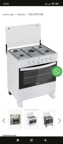 Fogão 5 bocas novo