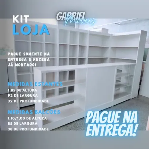 Kit completo loja MDF