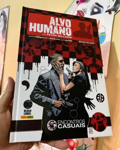 Alvo Humano encontros casuais edição de luxo, capa dura