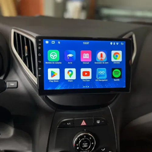 Multimídia Hb20 9 polegadas Carplay sem fio Android auto 
