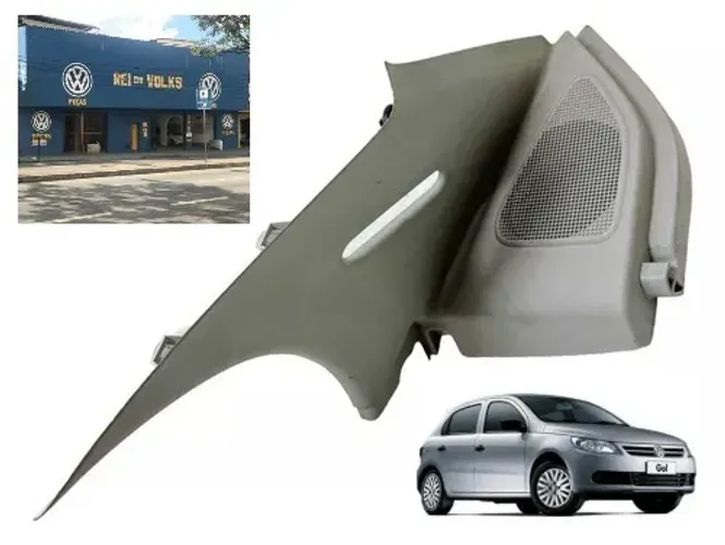 Suporte da tampa do bagagito Gol G5, 2009, 2010, 2011, 2012, 2013 lado direito 