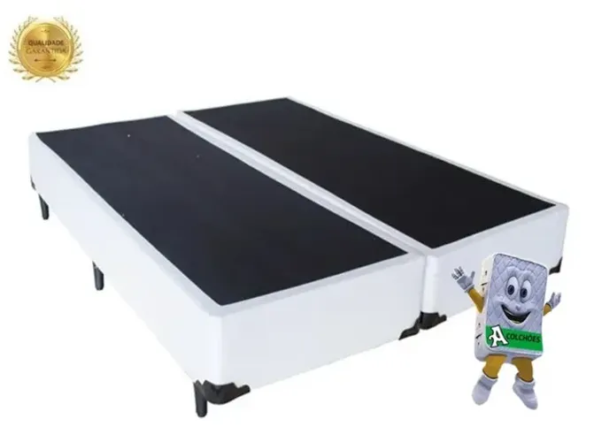 Box Base Bi-partido Casal 138x188x28 (somos Fabricante)