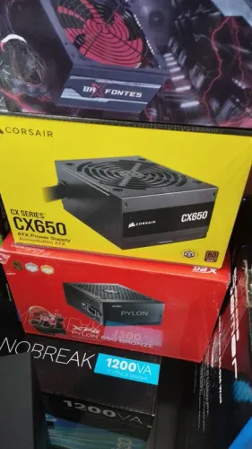 Fonte Real 650W 80 Plus Bronze