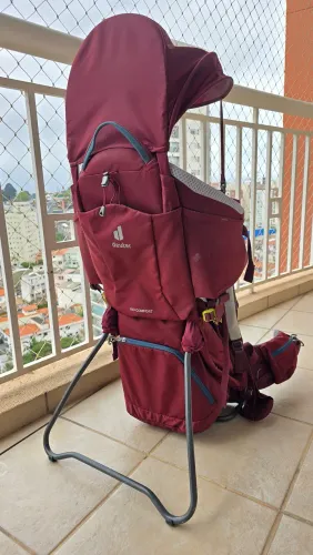 Mochila Deuter Kid Confort New vermelha