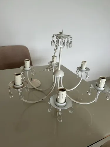 Lustre madrid /6 cristal