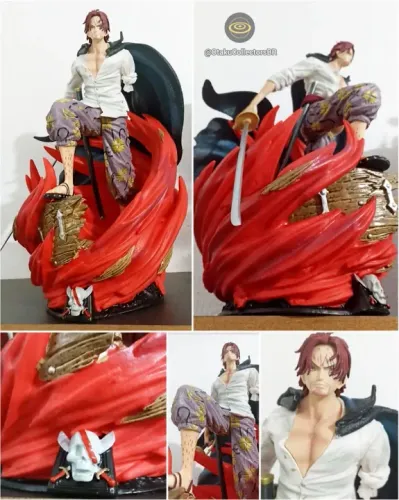 Action figure Shanks 36cm 1,5KGs! GRANDE Estátua - Anime: One Piece