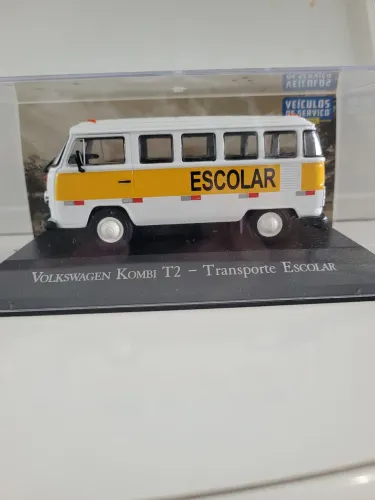 Miniatura VW kombi T2 escolar
