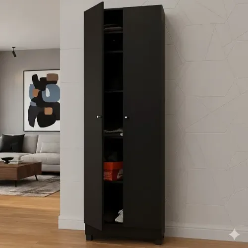 Armário multiuso xangai com 2 portas batentes venha conferir