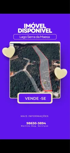 ? LOTE À VENDA - LAGO SERRA DA MESA (VALE DO BIJUÍ - GOIÁS)