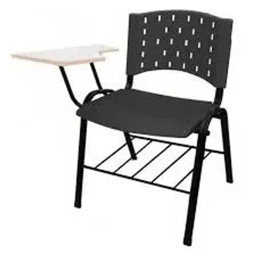 carteira escolar mrplast preta com prancheta em mdf