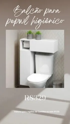 Promoção Balcao de Banheiro - 24/01/25