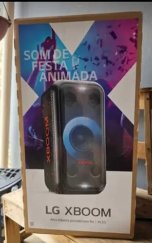 Caixa de som Bluetooth LG XBOOM 200W RMS LACRADO COM NOTA FISCAL