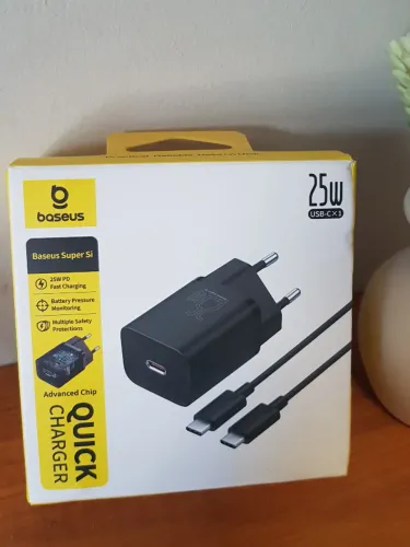 Carregador Baseus 25W carregamento rápido