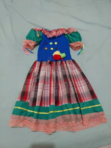 Vestido de quadrilha 3 anos