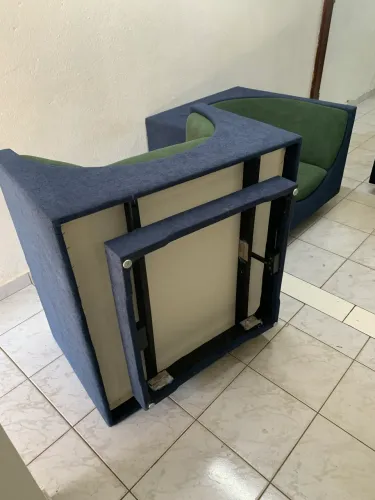 Poltronas Cubos de Jorge Zalszupin 