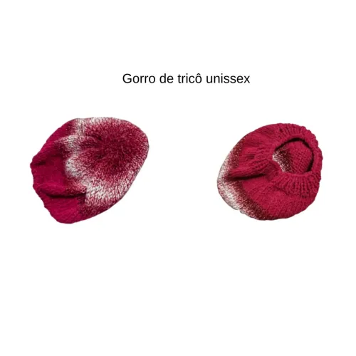 Gorrinho de tricô unissex