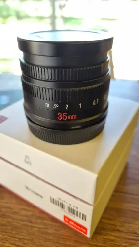 Lente 35mm f1.4 - 7artisans Apsc Foco Manual E Mount